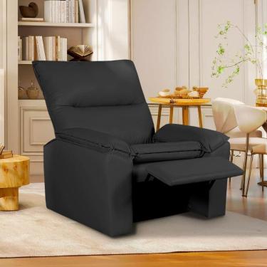 Imagem de Poltrona do Papai Reclinável Copenhagen Corino Preto