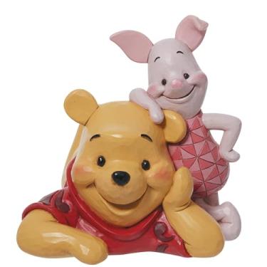 Imagem de Enesco Estatueta do Ursinho Pooh e leitão Jim Shore Disney Traditions, 14 cm, multicolorido