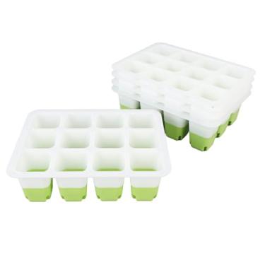 Imagem de Bandeja de Partida de Planta de Silicone, 5 PCs Reutilizável Células Plant Germination Bandeja Com Orifícios de Drenagem, para Vegetais Frutas Flores