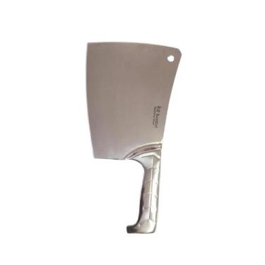 Imagem de Faca Cutelo de Metal Aço Inoxidável Master Pro 8 Kehome, PRATA, N 8