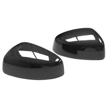 Imagem de Capa de espelho compatível com Nissan Z34 370Z 2009-2020, capa de concha reversa de fibra de carbono forjada para porta lateral de carro, retrovisor(Honeycomb Style)