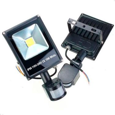 Imagem de Holofote Refletor Led 10w Lorben Com Sensor De Presença Movimento Por Indução