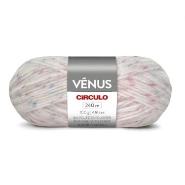 Imagem de Fio de Lã Circulo Vênus 100g 240mts TEX 416 - Para Crochê e Tricô 86% Poliéster, 9% Poliamida e 5% Acrílico (Bola de Gude 8527)