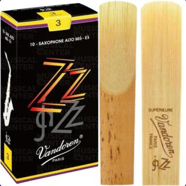 Imagem de Palheta Vandoren Zzjazz N. 3 P/sax Alto UNIDADE Sr413