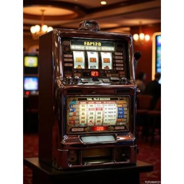 Imagem de TUTUMAY21 Kits de arte de diamante para exibição de máquinas caça-níqueis retrô para adultos DIY 5D pintura de diamante completa para decoração de parede de casa, kits de pintura de diamante sem