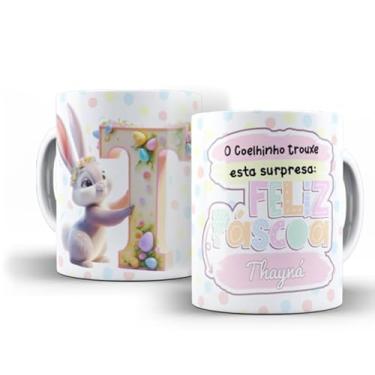 Imagem de Caneca branca ALFABETO PÁSCOA (T)