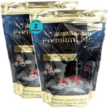 Imagem de Alcon garden premium mix 300g ração para peixes kit com 2