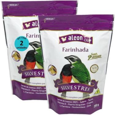 Imagem de Alcon club farinhada silvestres 250g super premium kit com 2 para azul