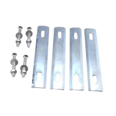 Imagem de menolana Kit de fixação de cesto de assento traseiro com parafusos de montagem, conjunto de parafusos para suporte de bicicleta, acessórios para cesto traseiro