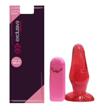 Imagem de Plug Anal Cônico com Vibração e Controle - 7 Cores  Magic - brand, Ver