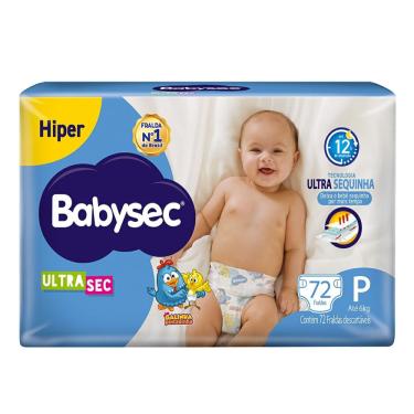 Imagem de Fralda BabySec Galinha Pintadinha Ultra Sec P 72 Unidades