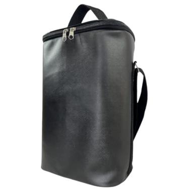 Imagem de Bolsa Sacola Térmica Cooler Praia Passeio Bag Marmita Cerveja Vinho Gelo(BAG2 - PRETO LISO)