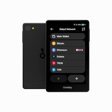 Imagem de Carteira Crypto Hardware OneKey Touch – 5000 Moedas e NFT, Toque de 3,1" para XMR, SOL, ALGO, Matic, LTC, Doge, BCH e mais