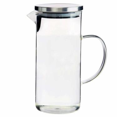 Imagem de Jarra Para Agua Ou Suco 1,3 Litros Em Vidro Com Tampa