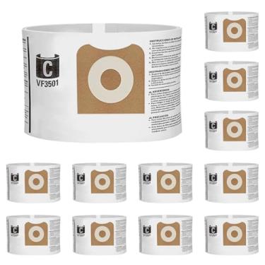 Imagem de 12 Pack 23738 VF3501 Dust Collection Filter Bags Compatible with RIDGID 3-gallon to 4.5-gallon Wet Dry Vacuum Cleaner,Size C