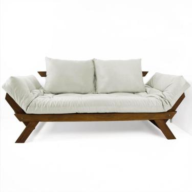Imagem de Sofá Japão Futon Acquablock Madeira Cor Imbuia