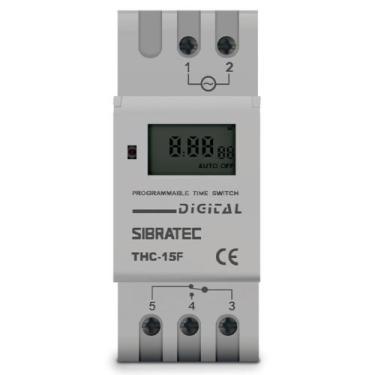 Imagem de Temporizador Timer Digital THC-15F Sibratec Bivolt 100/240V 16a