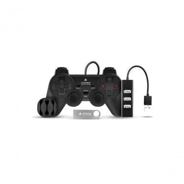 Imagem de Kit Gamer Vivensis Vx10 Controle + Hub + Pendrive