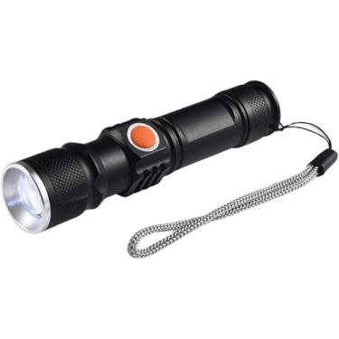 Imagem de Lanterna Tática Militar 880000W Recarregável USB Longo Alcance T6 Ultra Potente – Iluminação Segura em Emergências, Camping, Caça e Uso Profissional