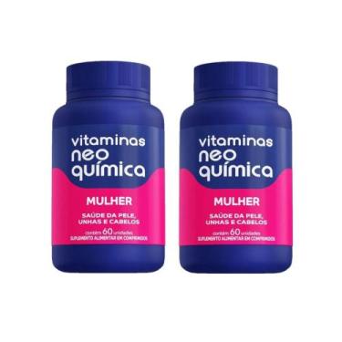 Imagem de Kit 2 Vitaminas A-Z mulher Com 60 Comprimidos - Neo Química