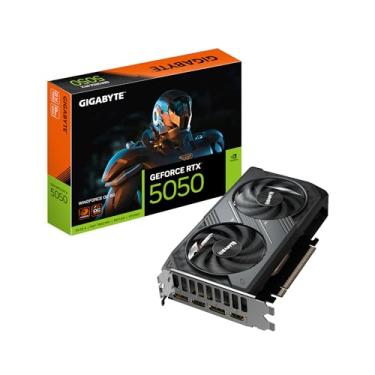 Imagem de Gigabyte Placa gráfica GeForce RTX 5050 WINDFORCE OC 8G - 8GB GDDR6, 128bit, PCI-E 5.0, 2587MHz Core Clock, 2 x DP, 2 x HDMI, NVIDIA DLSS 4, GV-N5050WF2OC-8GD
