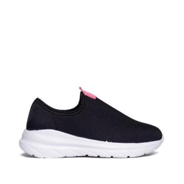 Imagem de Tênis Infantil Molekinha Calce Fácil Tecido Preto, Preto, 29