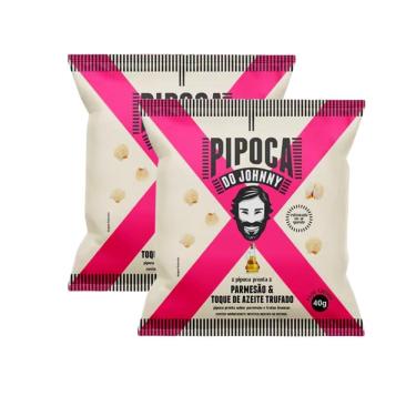 Imagem de Kit 2 Pipoca Pronta do Johnny Sabor Parmesão e Azeite Trufado 40g