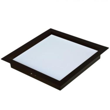 Imagem de PAINEL PLAFON COMFORT LED, 12W, EMBUTIR QUADRADO, EMISSÃO DE LUZ BRANCA 6500K, PRETO, BIVOLT, AVANT
