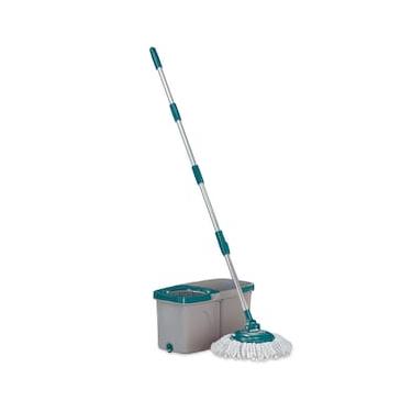 Imagem de Mop Giratório Duas Águas Fit Flashlimp MOP7504 - Cinza/Verde Esmeralda