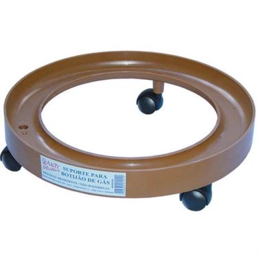 Imagem de Suporte plastico p/botijao gas bege qual - 10235 - QUALITY