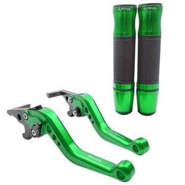 Imagem de Manete Esportiva Manopla Peso Xmax 250 X-max Xmax - Stark Race, Verde