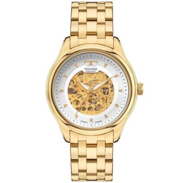 Imagem de Relógio Technos Masculino Automatico Dourado - 8N24AR/1K-Masculino