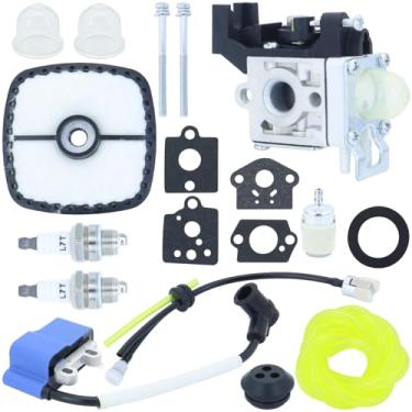 Imagem de ALRACALL Carburador A021004900 compatível com Echo HC2020 HC2420 HC3020 HCS3020 HCS4020 GCA45 Substituto para cortador de sebes Zama RB-K118 RB-K119 A021004900 A0021004 231 com filtro de ar