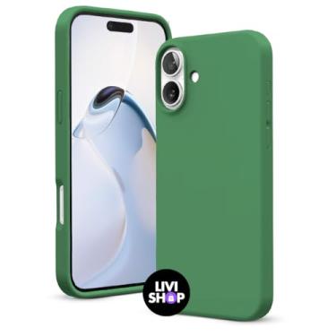 Imagem de Capa Case Capinha Para iPhone 16 Silicone Com Bordas Elevadas Aveludada Forro Premium (VERDE PISTACHE)
