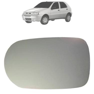 Imagem de Espelho Lente Retrovisor Com Base Palio 2001 2002 2003 Original - META