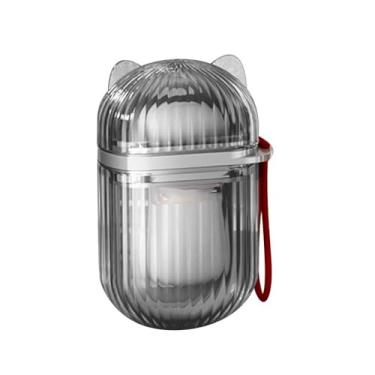 Imagem de Recipiente de sabão externo portátil selado caixa de armazenamento mini saboneteira de viagem PET (cinza)