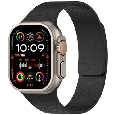 Imagem de Pulseira magnética para Apple Watch séries 11/10/9/8/7/6/5/4/3/SE/2nd/Ultra 2 de 44 mm, 40 mm, 46 mm, 45 mm, 42 mm, 49 mm, 38 mm, 49 mm, 38 mm, 44 mm, 40 mm, 46 mm, 46 mm, 4 mm