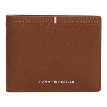 Imagem de Carteira Tommy Hilfiger Corp Mini Cc Masculino Couro Marrom-Masculino