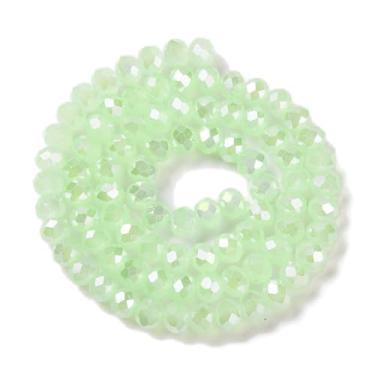 Imagem de Elecrelive 20 fios de contas de cristal Rondelle 6 mm contas de cristal facetadas pintura cozida espaçadores de vidro amarelo para pulseira faça você mesmo colar brinco chaveiro suprimentos