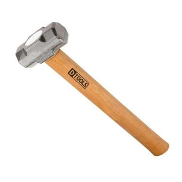 Imagem de Marreta 2,0kg Aço Nodular Cabo Ergonômico Para Quebrar Pedras E Concretos - Dtools