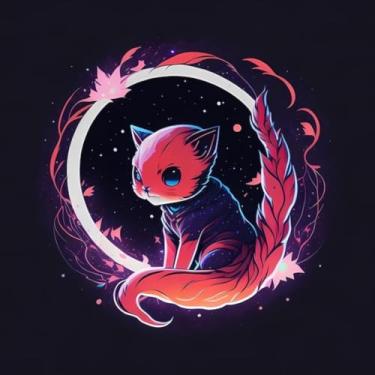 Imagem de Adesivo de Parede Estilo Anime Animais Fofinhos Monstros Coloridos para Quarto Infantil 50x50cm