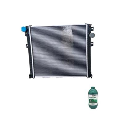 Imagem de Kit Radiador Ar MB Accelo 915C 1016 815 12> + Aditivo Lubrax Verde Concentrado 1L