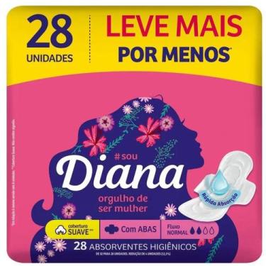Imagem de Absorvente Diana Suave c/ Abas -28un Leve Mais Pague Menos - Softys