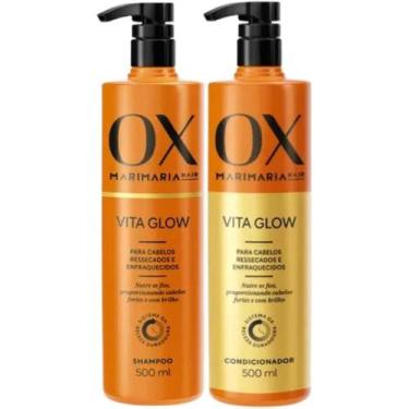 Imagem de OX Mari Maria Kit Shampoo e Condicionador Vita Glow 500ml - Flora