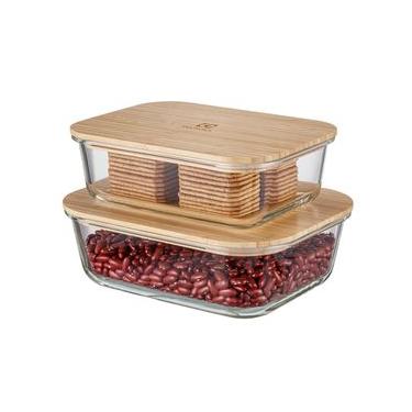 Imagem de Potes Herméticos Refratários com Tampa de Bambu - Electrolux