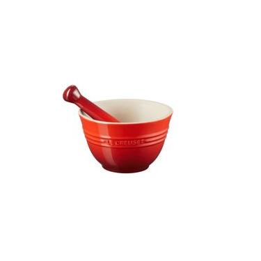 Imagem de Mortar Com Pilão Redondo Vermelho - Le Creuset