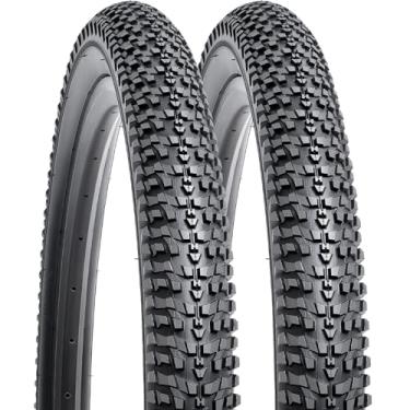 Imagem de YUNSCM 2 peças de pneus de mountain bike de 61 cm 24 x 1,95/53-507 compatíveis com pneus de bicicleta de montanha 24 x 1,90 24 x 1,95 24 x 2,0 (Y-1502)