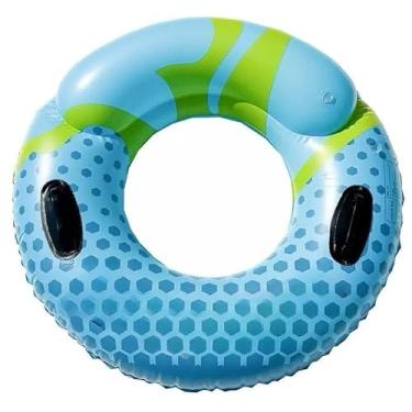 Imagem de Boia para adulto com alça e apoio de cabeça, azul(100 CM)