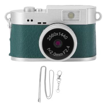 Imagem de ASHATA Mini Câmera Digital, Câmera Com Chaveiro para Fotografia, Vídeo 2K FHD Foto de 2 MP, Com Tela Colorida de 1,47 Polegadas, Flash LED Com 4 Filtros Integrados, para Adolescentes, (Verde)