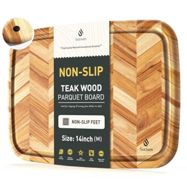 Imagem de Tábua de cortar, tábua de cortar madeira, tábua de charcutaria, dupla face, tábua de servir, cozinha, essencial, casa, aquecimento, anfitriã, presente bandeja de servir para Natal, casamento